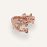 Anillo Espina oro rosa