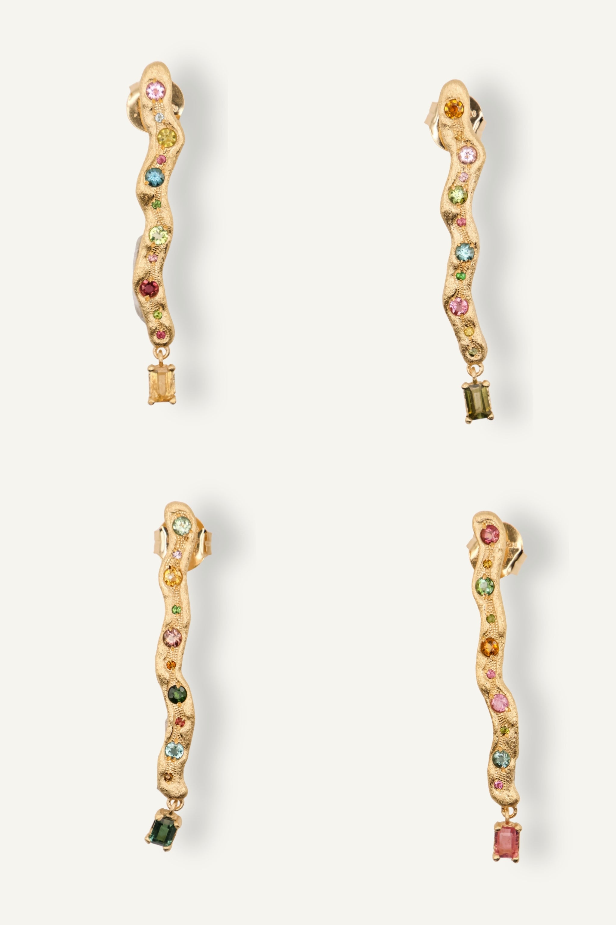 Pendientes Desert Serpent Oro