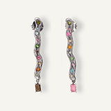 Pendientes Desert Serpent Plata