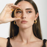 Desert Sand Gold Earrings