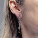 Pendientes Desert Serpent Plata