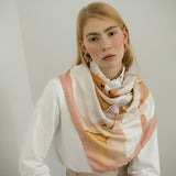 Carré Rosa Blanca 90x90