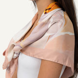 Carré Rosa Blanca 90x90