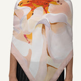 Carré Rosa Blanca 90x90